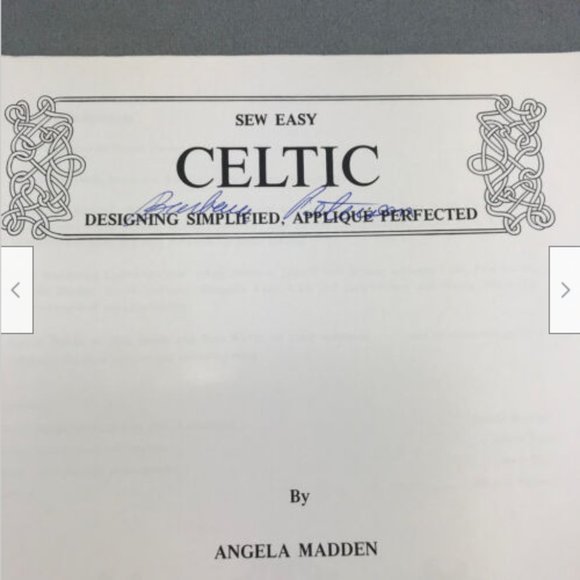 Sew Easy Celtic Medallion Design Applique Quilting Crafts Sewing Angela Madden - Picture 5 of 6